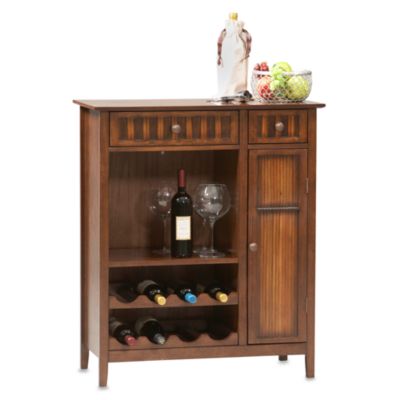 Linon Tasman Wine Bar Cabinet - Bed Bath & Beyond