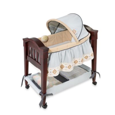 Carters® Classic Comfort Wood Bassinet - Wonder Blue - Bed Bath & Beyond