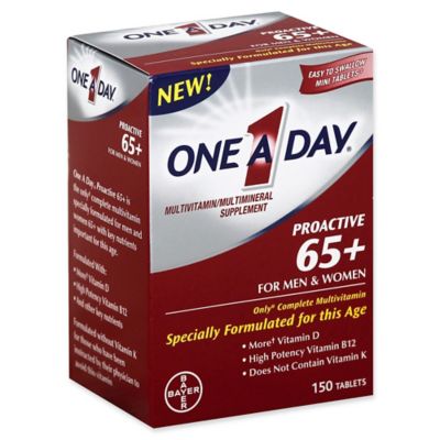 One A Day® 150-Count Proactive 65+ Multivitamin ...