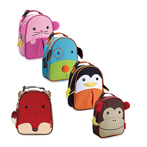 SKIP*HOP® Zoo Lunchies Insulated Lunch Bags - Bed Bath & Beyond