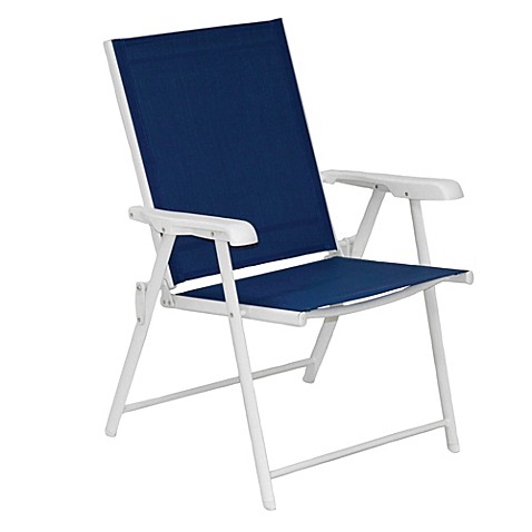 Blue Sling Folding Chair (Set of 2) - Bed Bath & Beyond
