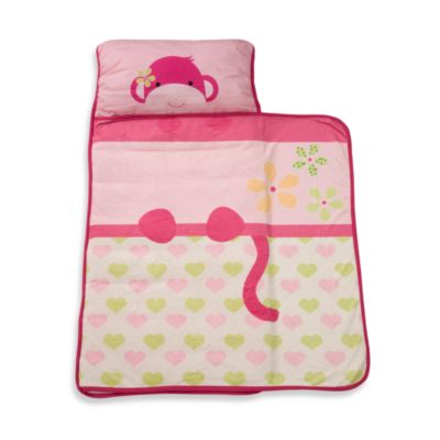 Lambs & Ivy® Monkey Nap Mat in Pink - Bed Bath & Beyond