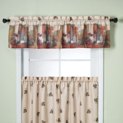 Avanti Vino Valance - Bed Bath & Beyond