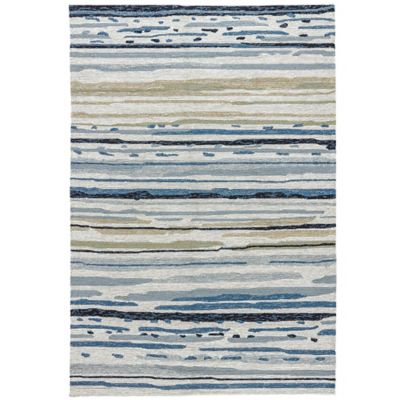 Jaipur Rugs Grant Citrus 5 X 7.6 Indoor/Outdoor Rug - Orange/Blue ...