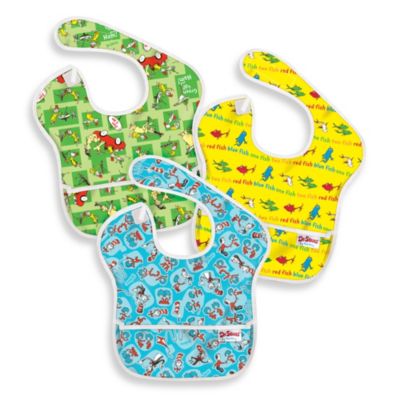 Bumkinsreg Dr Seuss Bibs Set of 3
