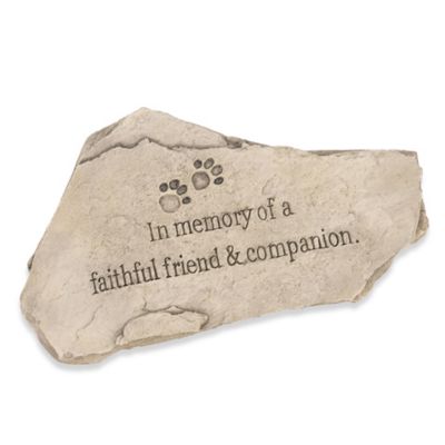 In Memory of a Faithful Friend & Companion Tiding Stone
