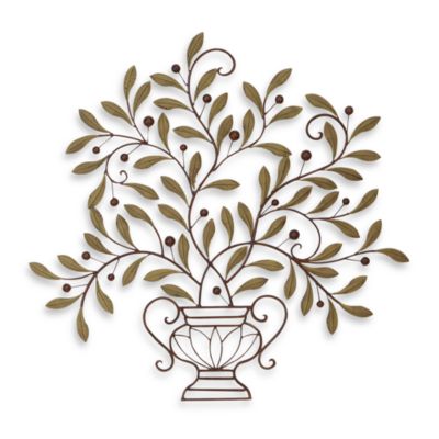  Metal  Leaves Wall  Decor  Bed Bath  Beyond