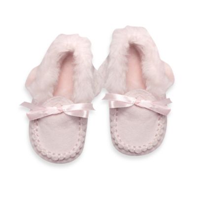 Pink Fuzzy Slippers - buybuy BABY