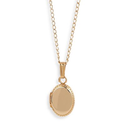 Buy Elegant Baby® Oval Locket Necklace from Bed Bath & Beyond