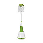 OXO Totreg Bottle Brush with Nipple Cleaner  Stand in Green