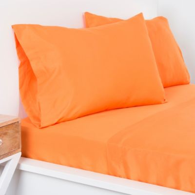 Buy Orange Sheet Set from Bed Bath 