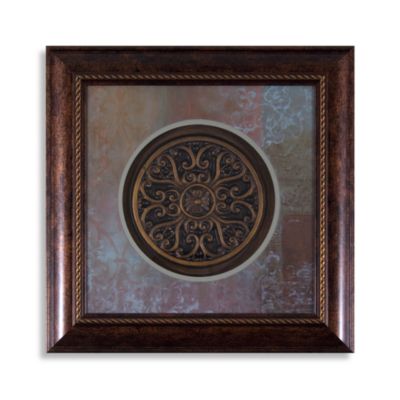 Blue Round Medallion I Wall Art - Bed Bath & Beyond