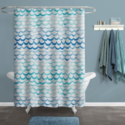 Buy Aqua Blue Curtains Bed Bath And Beyond Canada