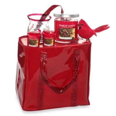 Yankee Candle® Red Tote Bag 6-Piece Gift Set - Bed Bath & Beyond