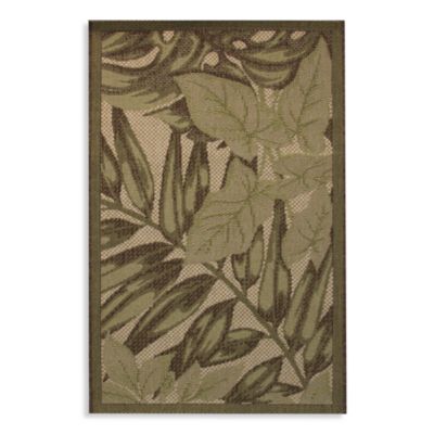 Palm Frond Indoor/Outdoor Rug - Bed Bath & Beyond