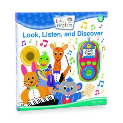 Baby Einstein Look, Listen and Discover Play-a-Song Book - buybuy BABY