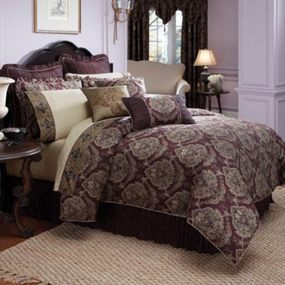 croscill traviata california king comforter set  bed bath