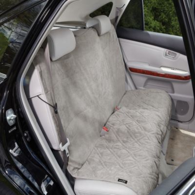 Sure Fit® Auto Friends Double Seat Cover - Gray - Bed Bath & Beyond