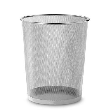 Mesh Metal Wastebasket in Chrome - Bed Bath & Beyond