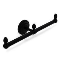 towel holder allied brass holders matte arm que guest