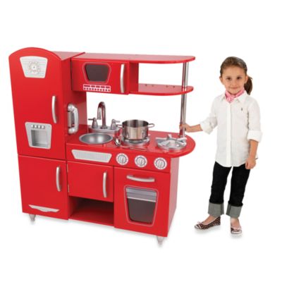 KidKraft Vintage Kitchen In Red Buybuy BABY   18094118543028p