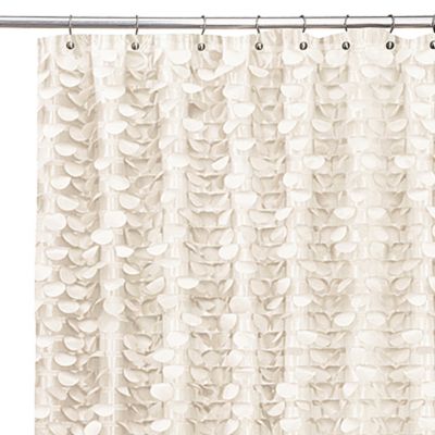 Buy Ruffle Shower Curtain from Bed Bath & Beyond - Gigi Ivory 54-Inch x 78-Inch Shower Curtain