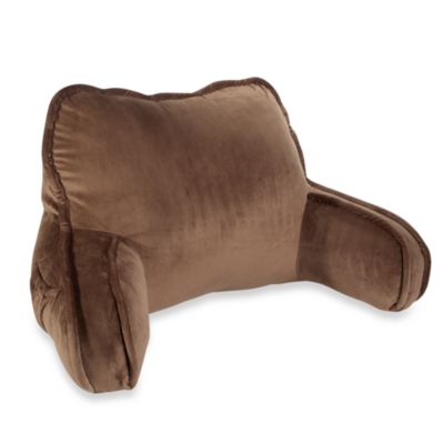 Plush Backrest Pillow In Chocolate Bed Bath Beyond