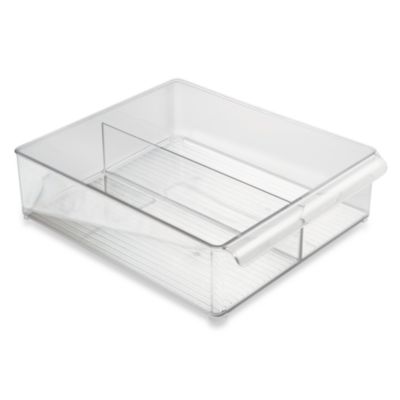 InterDesign® Fridge Binz™ 12-Inch x 15-Inch Divided Deep Tray ...