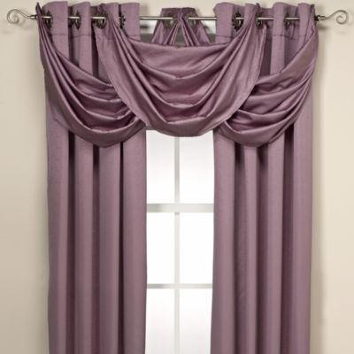 Buy White Purple Window Valance from Bed Bath & Beyond