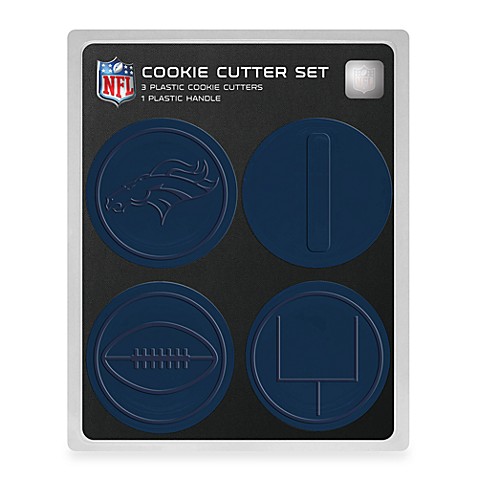NFL Denver Broncos Cookie Cutter Set - Bed Bath & Beyond