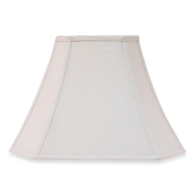 Large 14.5-Inch Fabric Square Bell Lamp Shade in Ivory - Bed Bath & Beyond