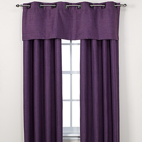 Buy Reina 63Inch Grommet Top Window Curtain Panel in Purple from Bed Bath  Beyond