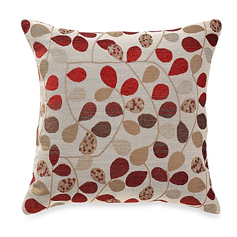 Bayberry Rouge 20-Inch Square Throw Pillow - Bed Bath & Beyond