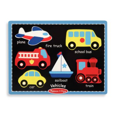 Melissa & Doug® Vehicles First Chunky Puzzle - Bed Bath & Beyond