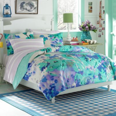 Teen Vogue® Watercolor Garden Comforter Set - Bed Bath