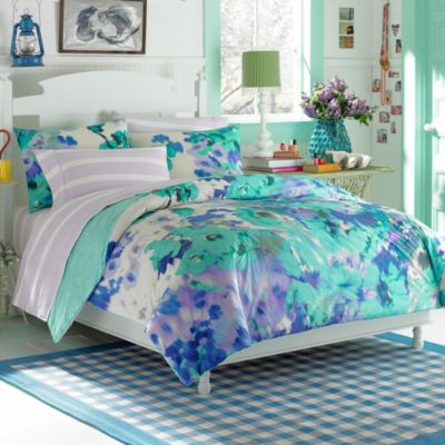 Teen Vogue® Watercolor Garden Comforter Set - Bed Bath ...