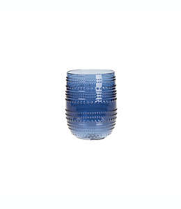 Vaso para cócteles de plástico Everhome™ de 443.6 mL color azul