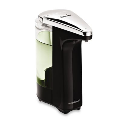 simplehuman 8 oz touch free sensor liquid soap pump dispenser