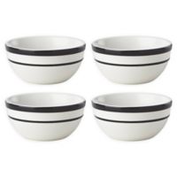 kate spade new york all in good taste stripe black dinnerware collectio