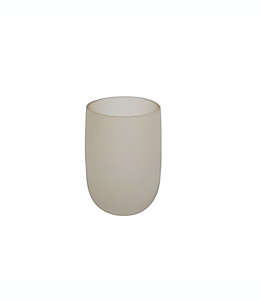 Vaso de vidrio Haven™ Frosted color blanco coco