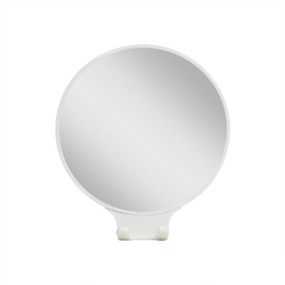 Espejo redondo antiempañante Simply Essential™ color blanco brillante