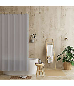 Forro para cortina de baño de algodón reciclado Haven™ de 1.77 x 1.82 m color gris