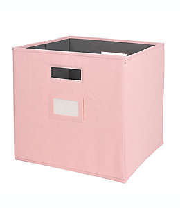 Contenedor plegable Squared Away™ de 33.02 cm color rosa
