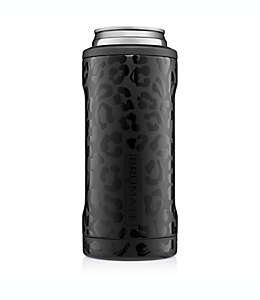 Termo enfriador de bebidas de acero inoxidable BrüMate™ Slim con diseño moderno color negro