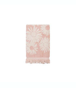 Toalla para manos de algodón Wild Sage™ Maisie Daisy color rosa