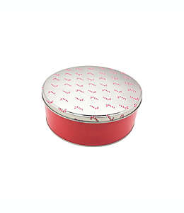 Caja para galletas de lata H for Happy™ con diseño navideño 