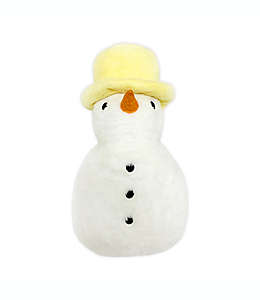 Cojín decorativo de poliéster H for Happy™ con forma de muñeco de nieve