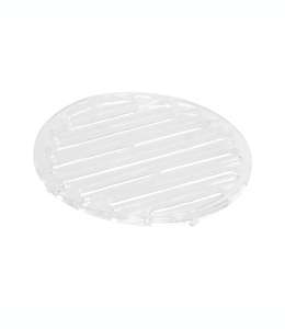 Jabonera circular de plástico Simply Essential™ transparente