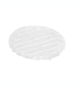 Jabonera circular de plástico Simply Essential™ transparente