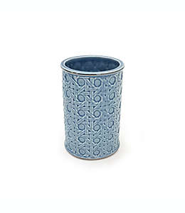 Vaso de cerámica Everhome™ Cane color azul